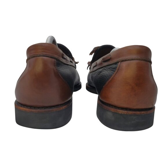 ALLEN EDMONDS Tassel Loafers 'Nashua' Mens 11.5 D Black/Brown‎ Leather USA $425 - Picture 9 of 13